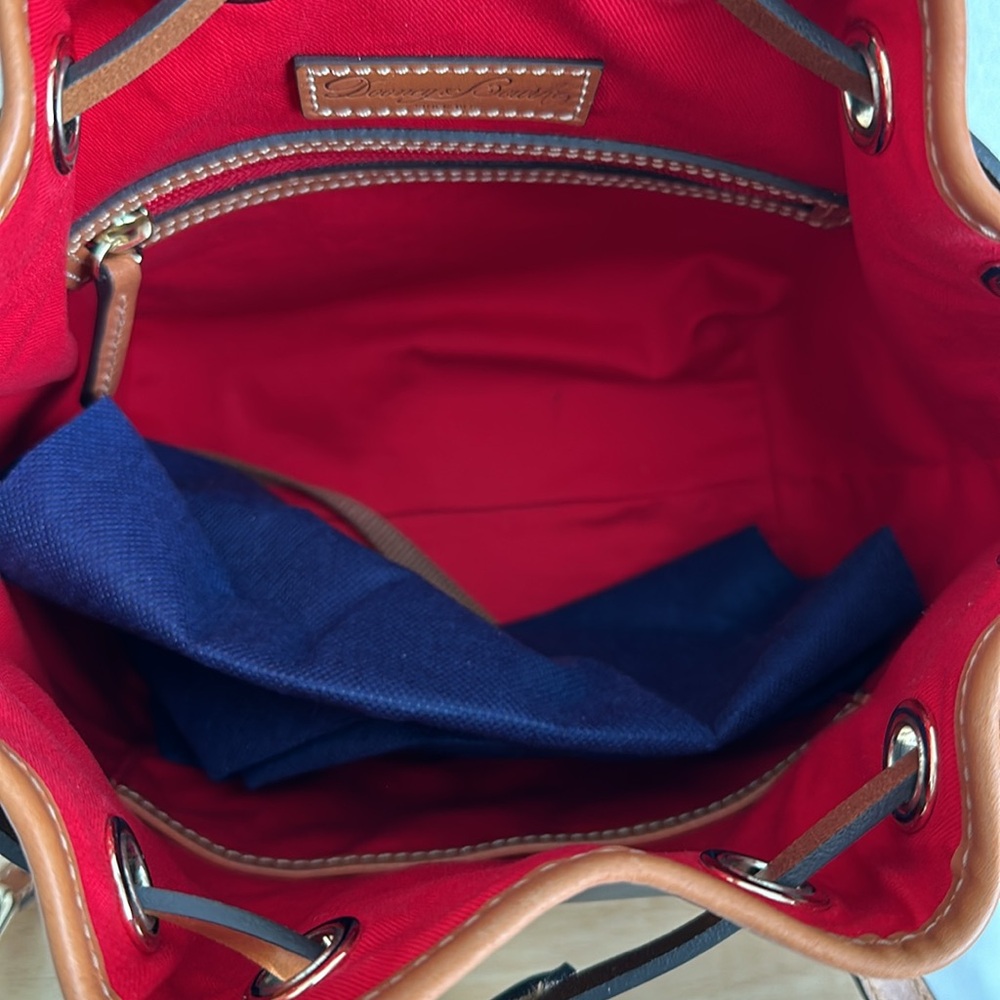 Dooney & Bourke Wexford Leather Crossbody Drawstring Bag - Picture 15 of 16